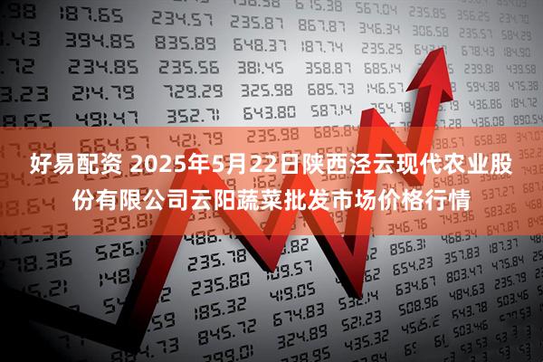 好易配资 2025年5月22日陕西泾云现代农业股份有限公司云阳蔬菜批发市场价格行情
